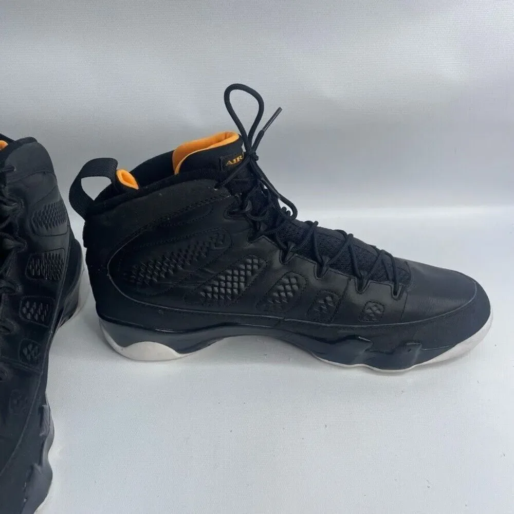 Nike Air Jordan Retro IX‎ 9 Black Citrus 302370-004 Size 14